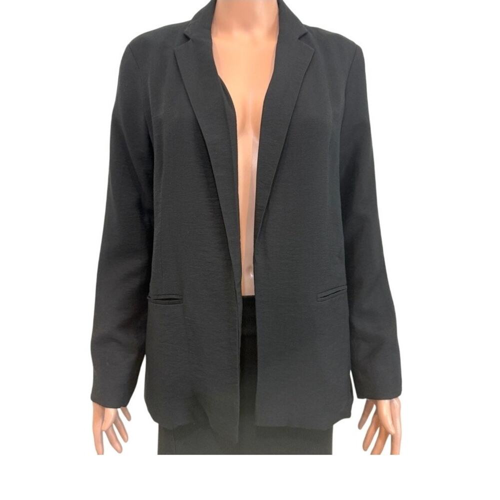 LC Lauren Conrad small textured open front blazer jacket C 2835